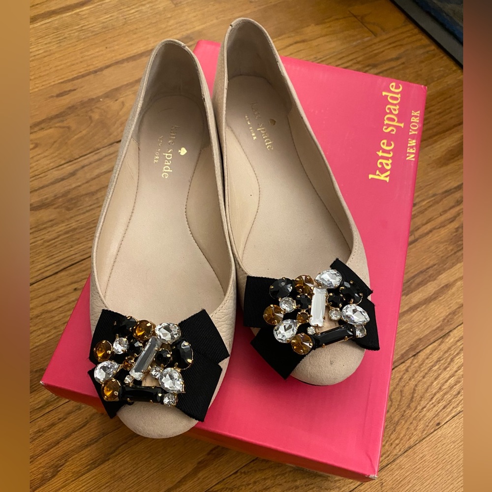 Kate Spade New York Bonnie Embellished Flats - size 6